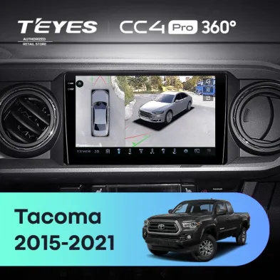 Штатная магнитола Teyes CC4 Pro 360 12/256 Toyota Tacoma N300 (2015-2021) F1