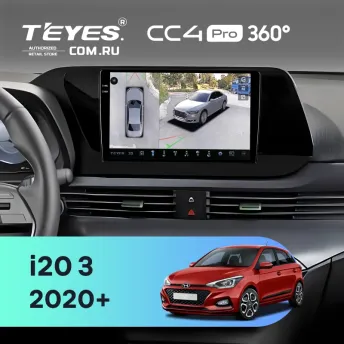Штатная магнитола Teyes CC4 Pro 360 8/128 Hyundai i20 3 (2020-)