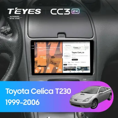 Штатная магнитола Teyes CC3 2K 360 6/128 Toyota Celica T230 (1999-2006)