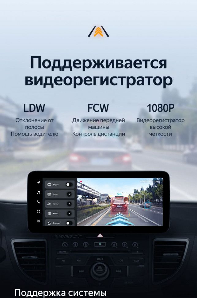 Штатная магнитола Teyes LUX ONE 6/128 Honda CR-V 4 RM RE (2011-2018) Тип-C