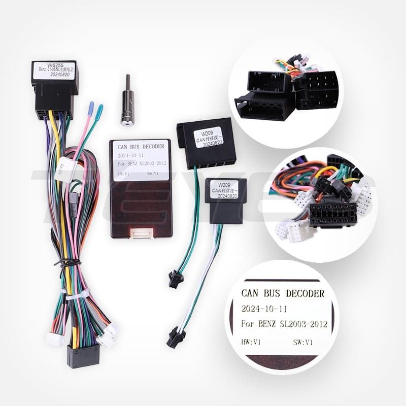 Переходная рамка Mercedes-Benz C-Class 2 S203 CL203 W203 C203 (2000-2004) (7")