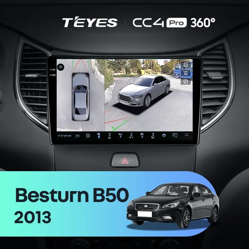 Штатная магнитола Teyes CC4 Pro 360 8/128 FAW Besturn B50 2013+ F1