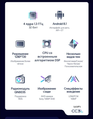 Штатная магнитола Teyes CC3L WiFi 2/32 Nissan Primastar (2006-2014) Тип-C