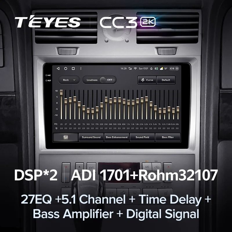 Штатная магнитола Teyes CC3 2K 4/32 Lincoln Navigator (2002-2006)