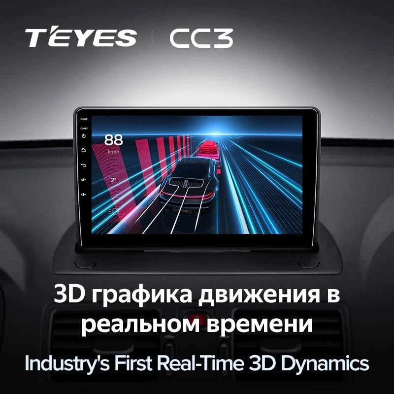 Штатная магнитола Teyes CC3 4/32 Volvo XC90 (2002-2014) F1