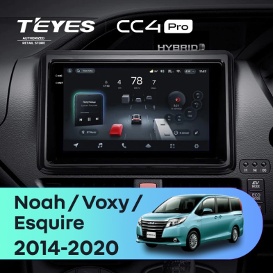 Штатная магнитола Teyes CC4 Pro 8/128 Toyota Esquire 1 (2014-2020)