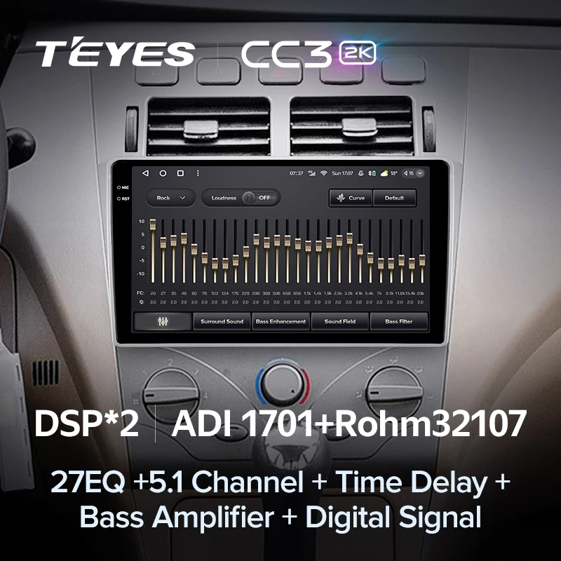 Штатная магнитола Teyes CC3 2K 4/64 Vortex Estina (2008-2012)