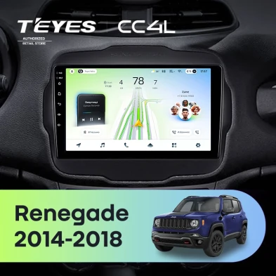 Штатная магнитола Teyes CC4L 6/64 Jeep Renegade (2014-2018)