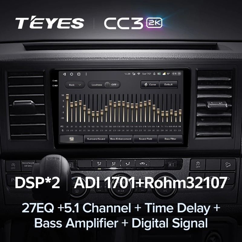Штатная магнитола Teyes CC3 2K 6/128 Volkswagen Caravelle T6 2020+