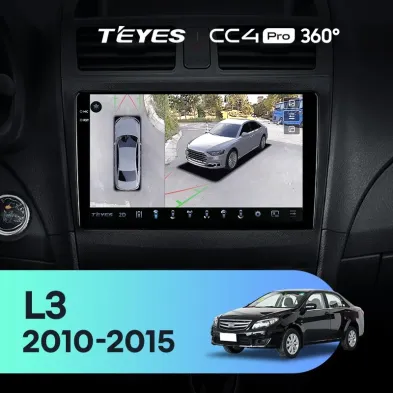 Штатная магнитола Teyes CC4 Pro 360 8/128 BYD L3 (2010-2015)