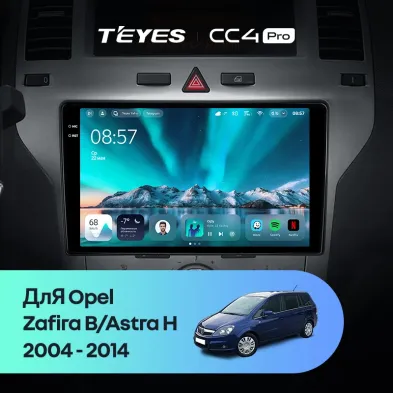 Штатная магнитола Teyes CC4 Pro 12/256 Opel Zafira B (2005-2014) F2