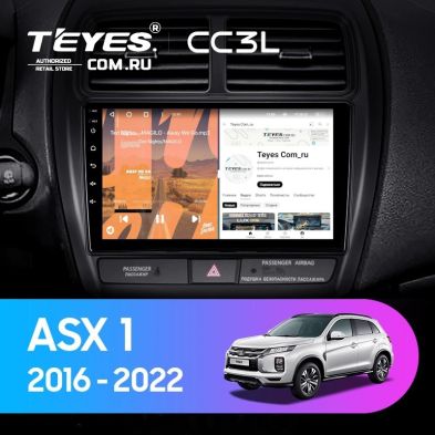 Штатная магнитола Teyes CC3L 4/32 Mitsubishi ASX (2016-2022) Тип-B