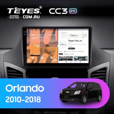 Штатная магнитола Teyes CC3 2K 4/32 Chevrolet Orlando (2010-2018)
