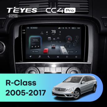 Штатная магнитола Teyes CC4 Pro 8/128 Mercedes-Benz R-Class W251 R280 R300 R320 (2005-2017) F2