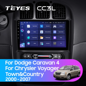 Штатная магнитола Teyes CC3L 4/32 Chrysler Town &amp; Country 4 RS (2000-2007) Тип-A