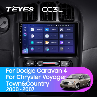 Штатная магнитола Teyes CC3L 4/32 Chrysler Town & Country 4 RS (2000-2007) Тип-A