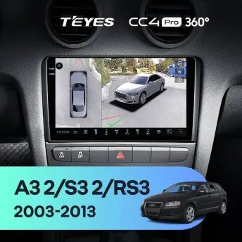 Штатная магнитола Teyes CC4 Pro 360 8/128 Audi RS3 1 (2011-2012)
