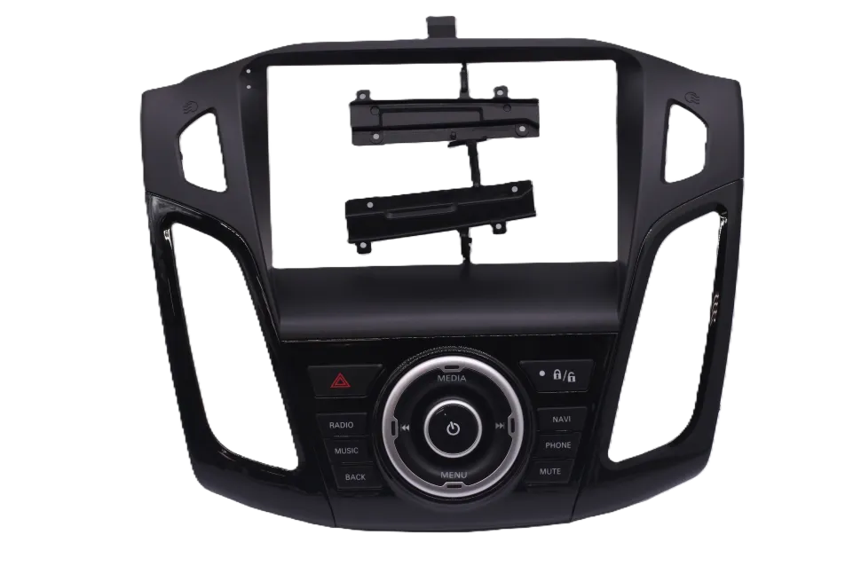 Переходная рамка Ford Focus 3 (2011-2019) F3 (чёрная) (9")