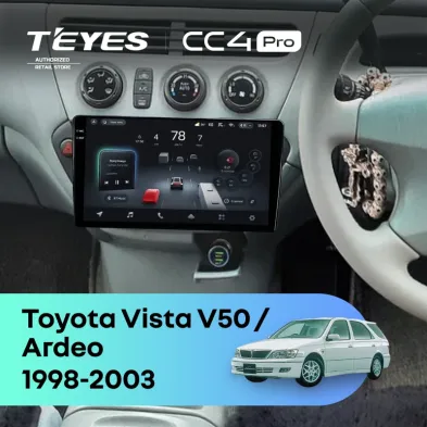 Штатная магнитола Teyes CC4 Pro 8/128 Toyota Vista Ardeo (1998-2003)