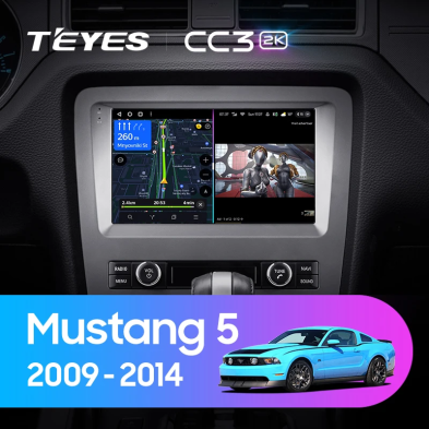 Штатная магнитола Teyes CC3 2K 4/64 Ford Mustang 5 S-197 (2009-2014) F2