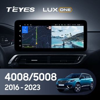 Штатная магнитола Teyes LUX ONE 360 6/128 Peugeot 5008 (2016-2023)