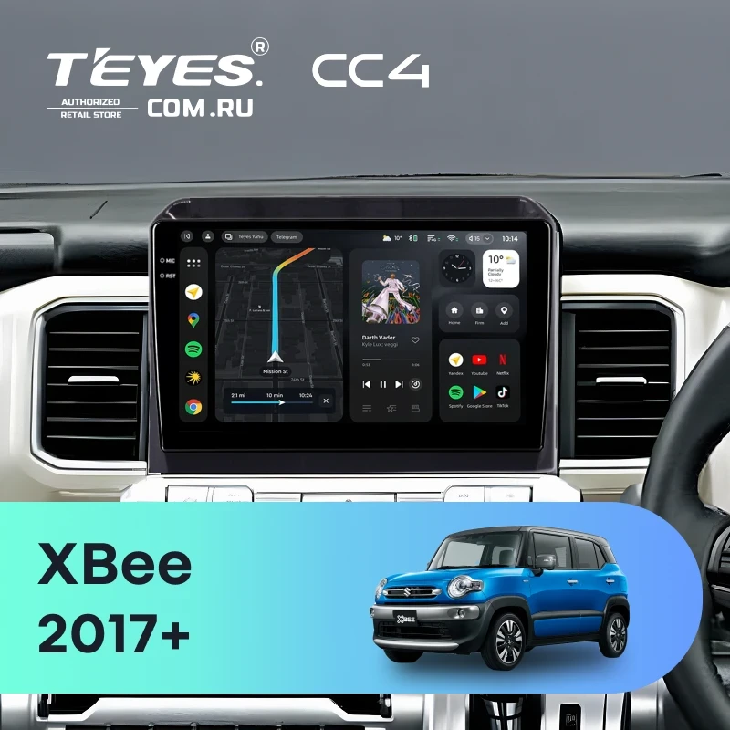 Штатная магнитола Teyes CC4 8/128 Suzuki XBee (2017-2025) Тип-B