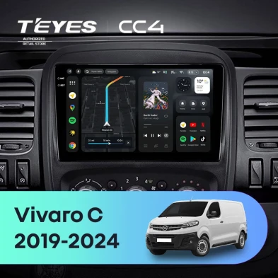 Штатная магнитола Teyes CC4 8/128 Opel Vivaro C (2019-2024)