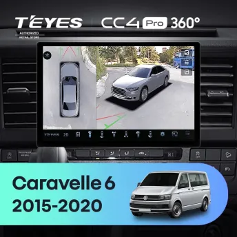 Штатная магнитола Teyes CC4 Pro 360 8/128 Volkswagen Caravelle T6 (2015-2020) (13")