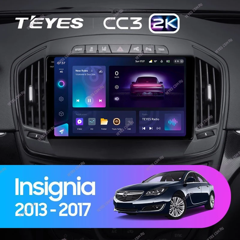 Штатная магнитола Teyes CC3 2K 6/128 Opel Insignia (2013-2017) Тип-A