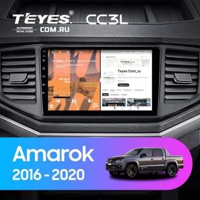 Штатная магнитола Teyes CC3L 4/64 Volkswagen Amarok 1 (2016-2020)