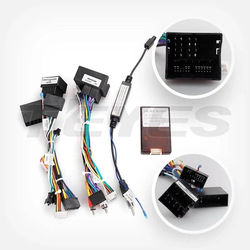 Переходная рамка Mercedes-Benz CLK Class C209 A209 (2002-2005) F2 (9")