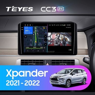 Штатная магнитола Teyes CC3 2K 360 6/128 Mitsubishi Xpander (2021-2022) Правый руль