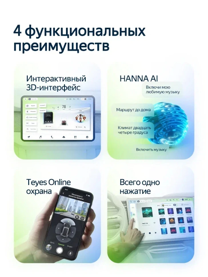 Штатная магнитола Teyes CC4L 6/64 Hyundai H1 2 Grand Starex TQ (2017-2022)