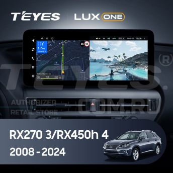 Штатная магнитола Teyes LUX ONE 4/32 Lexus RX450h 4 AL20 (2015-2024) Тип-C
