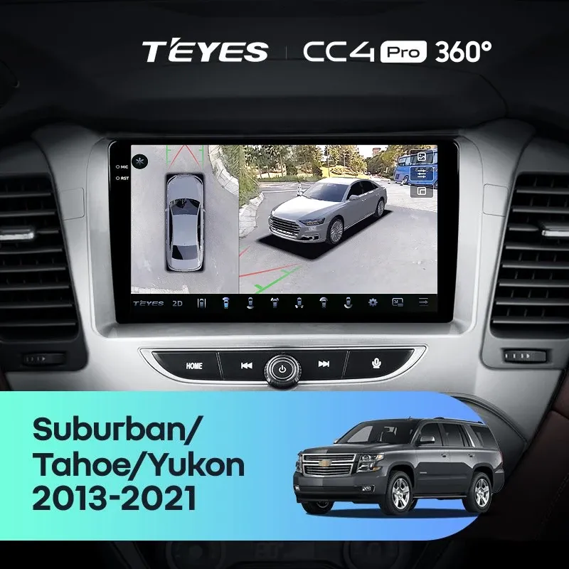 Штатная магнитола Teyes CC4 Pro 360 8/128 Chevrolet Suburban GMT K2YC (2014-2020)
