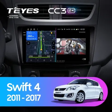 Штатная магнитола Teyes CC3 2K 4/32 Suzuki Swift 4 (2011-2017)