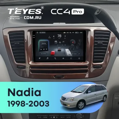 Штатная магнитола Teyes CC4 Pro 8/128 Toyota Nadia (1998-2003)