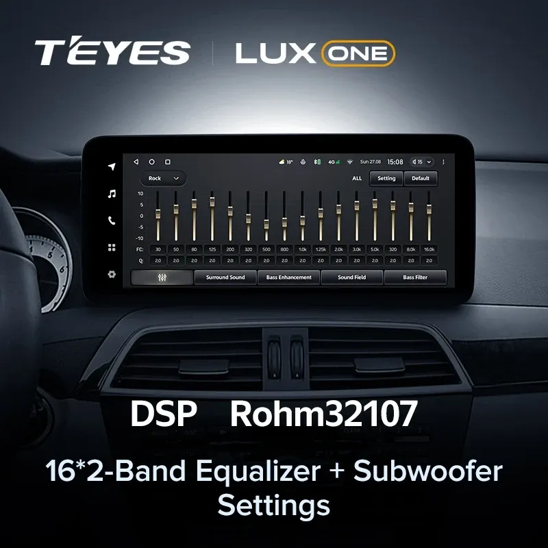Штатная магнитола Teyes LUX ONE 360 6/128 Mercedes-Benz C-Class W204 C204 S204 (NTG 4.0) (2011-2015) Universal