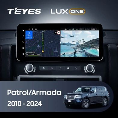 Штатная магнитола Teyes LUX ONE 6/128 Nissan Patrol Y62 (2010-2024)