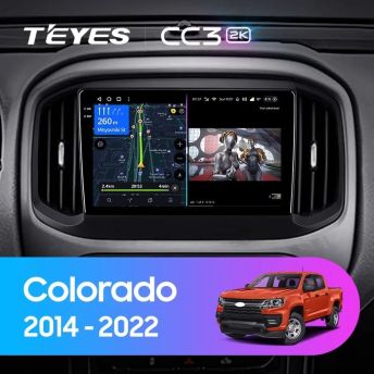 Штатная магнитола Teyes CC3 2K 4/32 Chevrolet Colorado 2 (2014-2022)