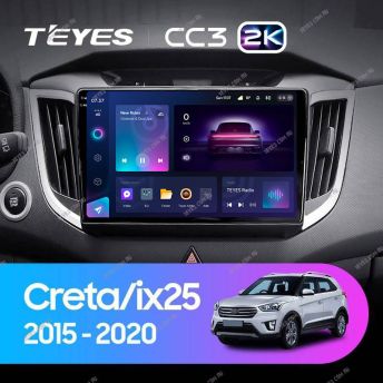 Штатная магнитола Teyes CC3 2K 4/64 Hyundai Creta (2015-2020)