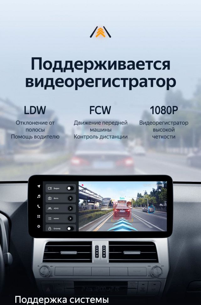 Штатная магнитола Teyes LUX ONE 6/128 Toyota Land Cruiser Prado 150 (2018-2020)