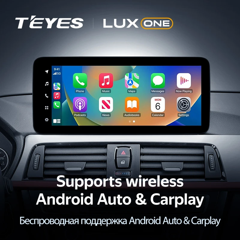 Штатная магнитола Teyes LUX ONE 4/32 BMW 3-Series 6 F30 F31 (NBT) (2011-2020) Universal