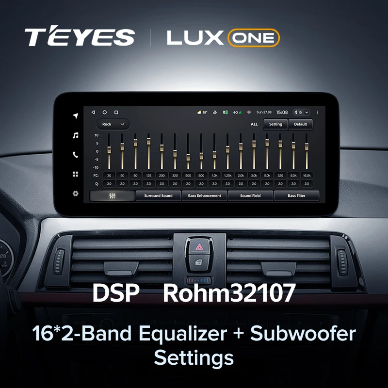Штатная магнитола Teyes LUX ONE 4/32 BMW 3-Series 6 F30 F31 (NBT) (2011-2020) Universal