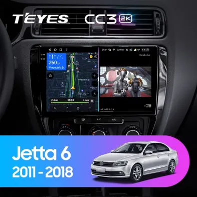 Штатная магнитола Teyes CC3 2K 6/128 Volkswagen Jetta 6 (2011-2018)