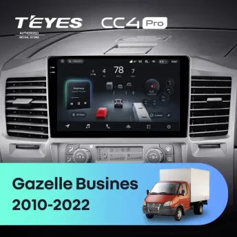 Штатная магнитола Teyes CC4 Pro 12/256 для GAZ Газель Бизнес (2010-2022) F3