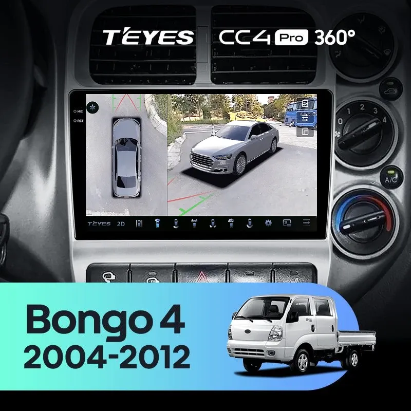 Штатная магнитола Teyes CC4 Pro 360 8/128 Kia Bongo 4 (2004-2012)