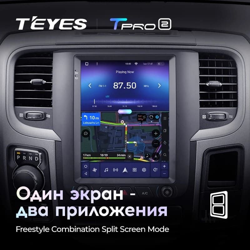 Штатная магнитола Tesla style Teyes TPRO 2 4/64 Dodge Ram 4 IV DJ DS (2013-2019) Тип-B