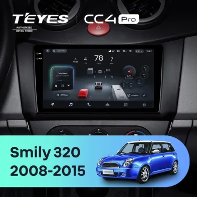 Штатная магнитола Teyes CC4 Pro 12/256 Lifan Smily 320 (2008-2015)