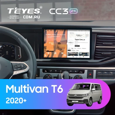 Штатная магнитола Teyes CC3 2K 6/128 Volkswagen Multivan (T6) 2020+ (11")